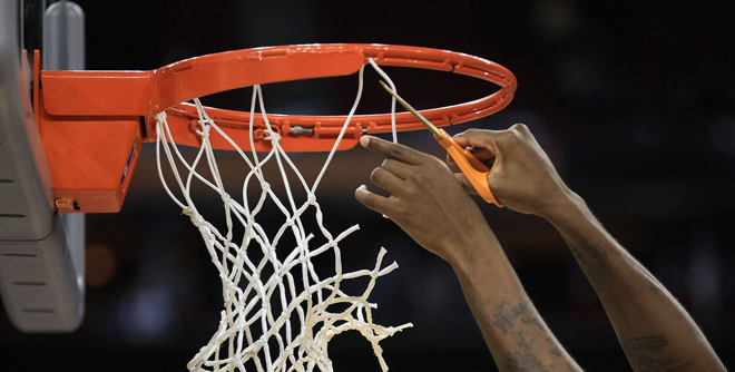 NCAA Men's Basketball Cutting Down Nets