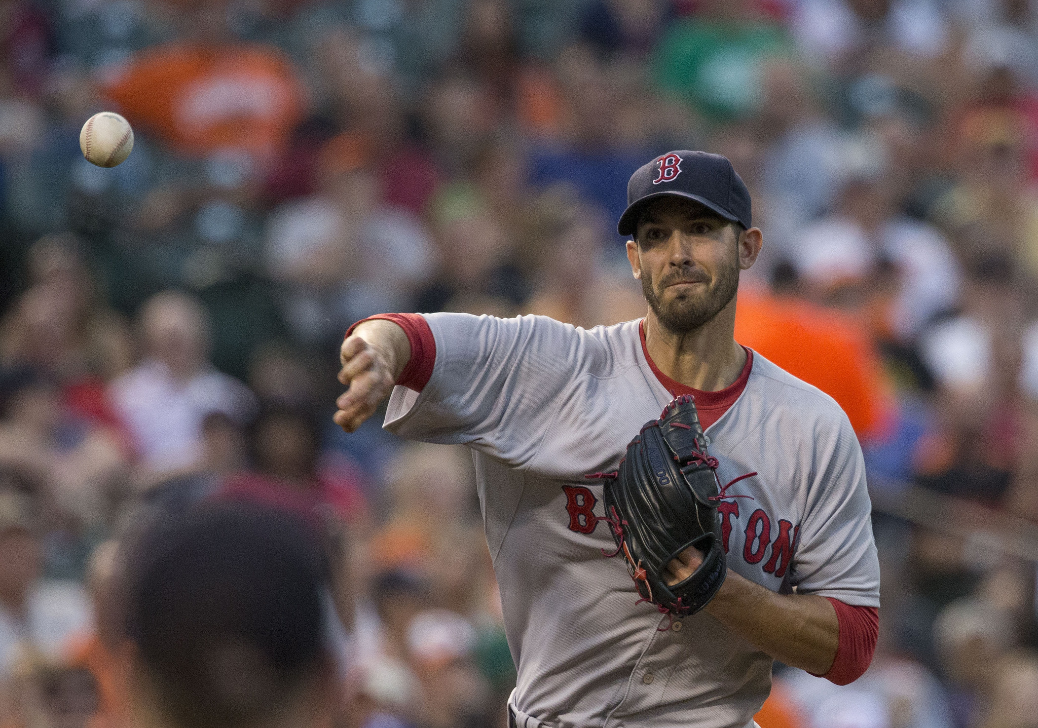 Boston Red Sox pitcher. Rick Porcello is 22-4 with a 3.11 ERA. Photo: Flickr/Keith Allison. 