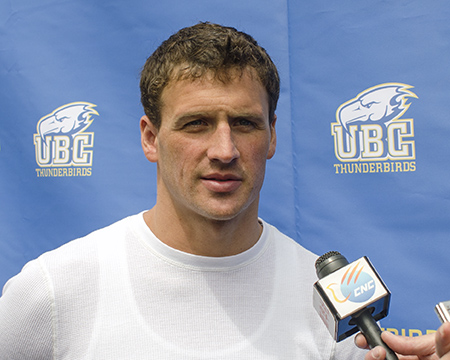 Ryan Lochte. By Ubcwwong (Own work) [CC BY-SA 3.0 (http://creativecommons.org/licenses/by-sa/3.0)], via Wikimedia Commons