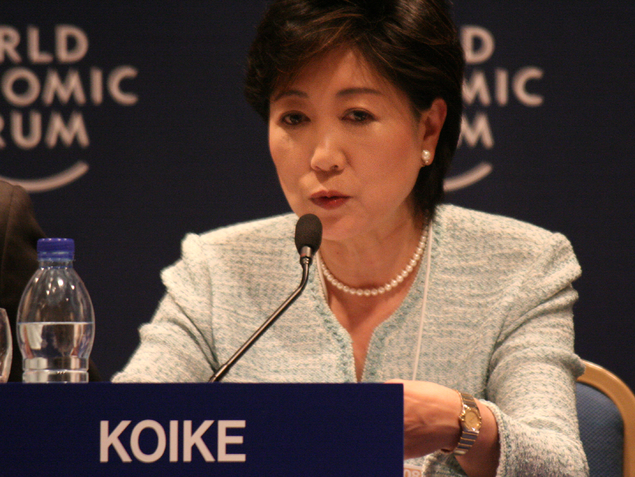 Tokyo Governor Yuriko Koike. By Copyright by World Economic Forum (www.weforum.org) - originally posted to Flickr as Yuriko Koike - World Economic Forum on the Middle East 2008, CC BY-SA 2.0, https://commons.wikimedia.org/w/index.php?curid=4482282