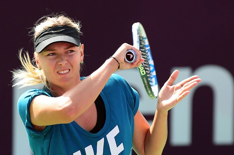 Banned Sharapova Plays in Exhibition Tennis Tournament After ITF All-Clear
