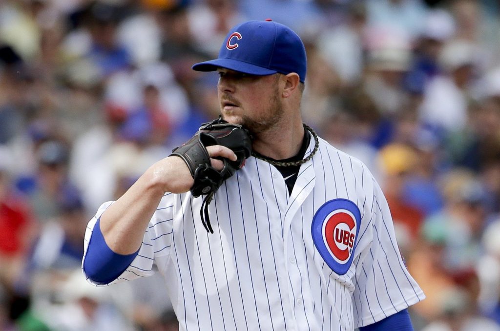 Chicago Cubs pitcher Jon Lester. Photo: Chicago Tribune