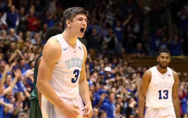Duke's Grayson Allen returns from last season's Blue Devils' team that reached the Sweet 16.  Photo: USA Today Sports