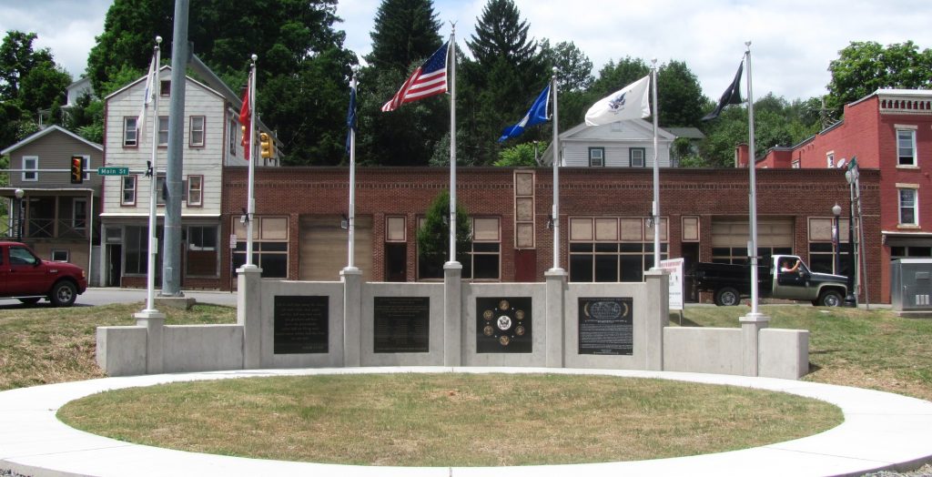 The Bradford County Veterans Memorial Park in Towanda, Pa. Photo: Public domain. 