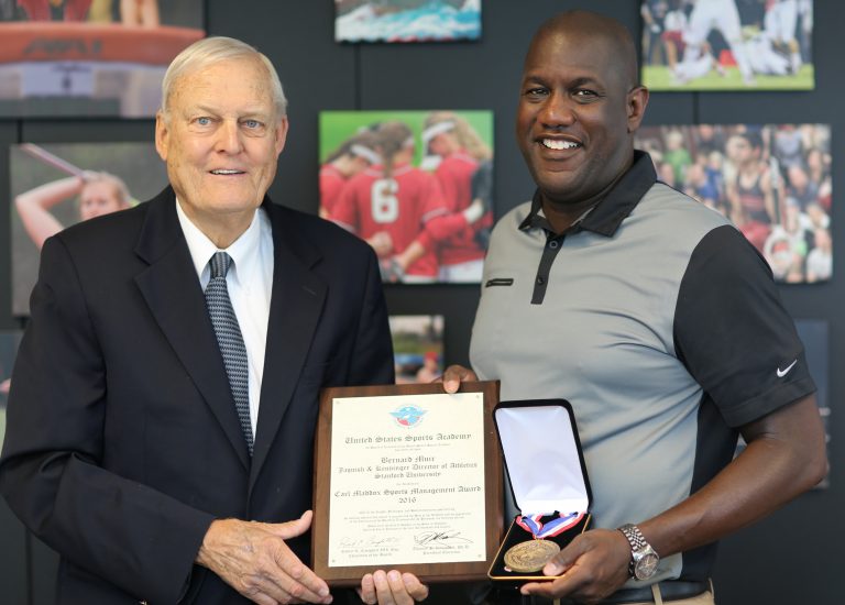 Stanford AD Muir Wins Carl Maddox Sport Management Award from United States Sports Academy