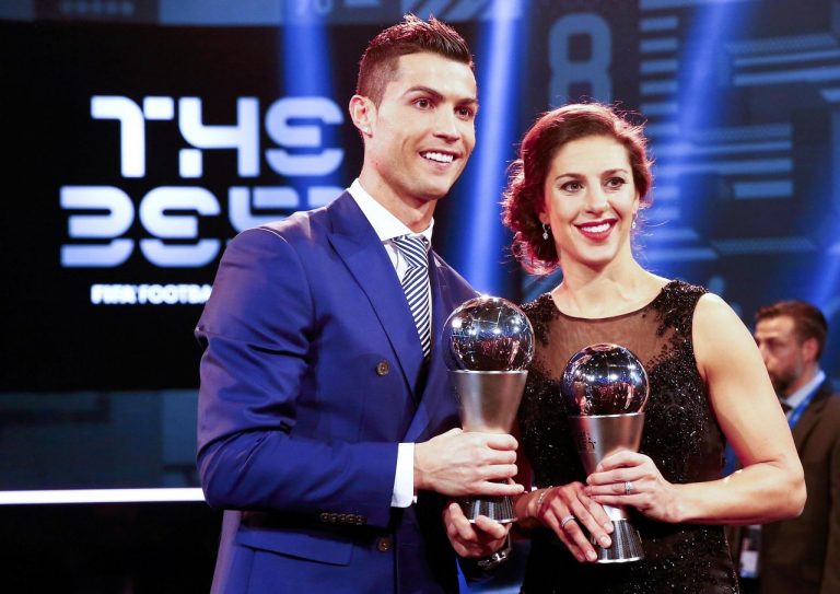 Ronaldo, Lloyd Win Top Prizes at Inaugural Best FIFA Football Awards