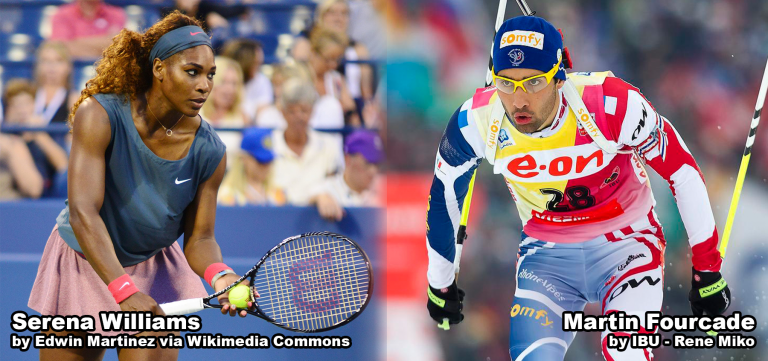 Fourcade, Williams Named Academy Athletes of the Month for January