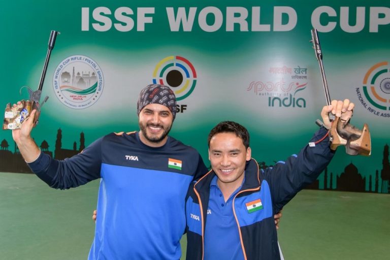 Local Hero Shoots World Record to Win Gold at ISSF World Cup in New Dehli