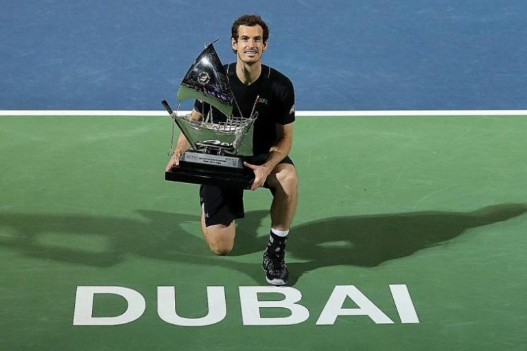 Murray Beats Verdasco to Win First Dubai Tennis Championships Title
