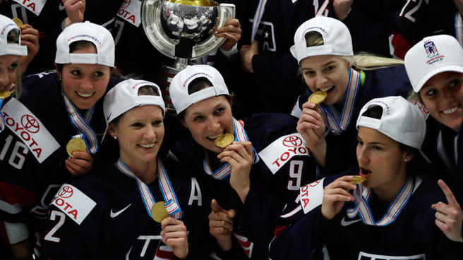 USA Women Defend Hockey World Championship After Overtime Strike