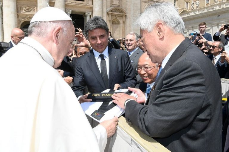 Taekwondo Federation Honors Pope with Honorary Black Belt