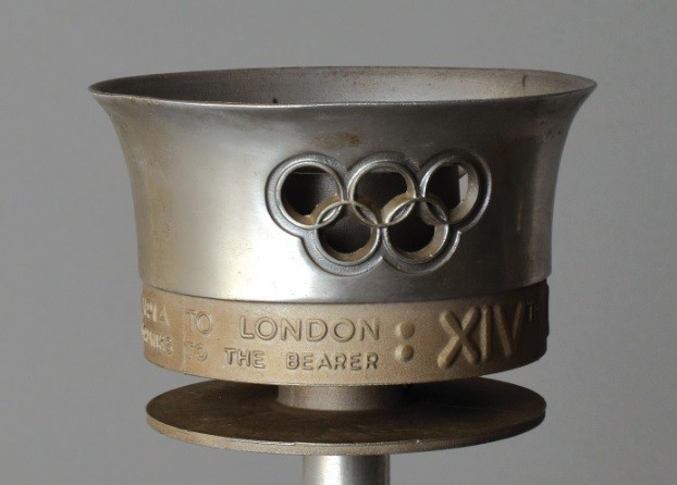 London 1908 Olympic Gold Medal, Pair of Olympic Torches Up for Auction