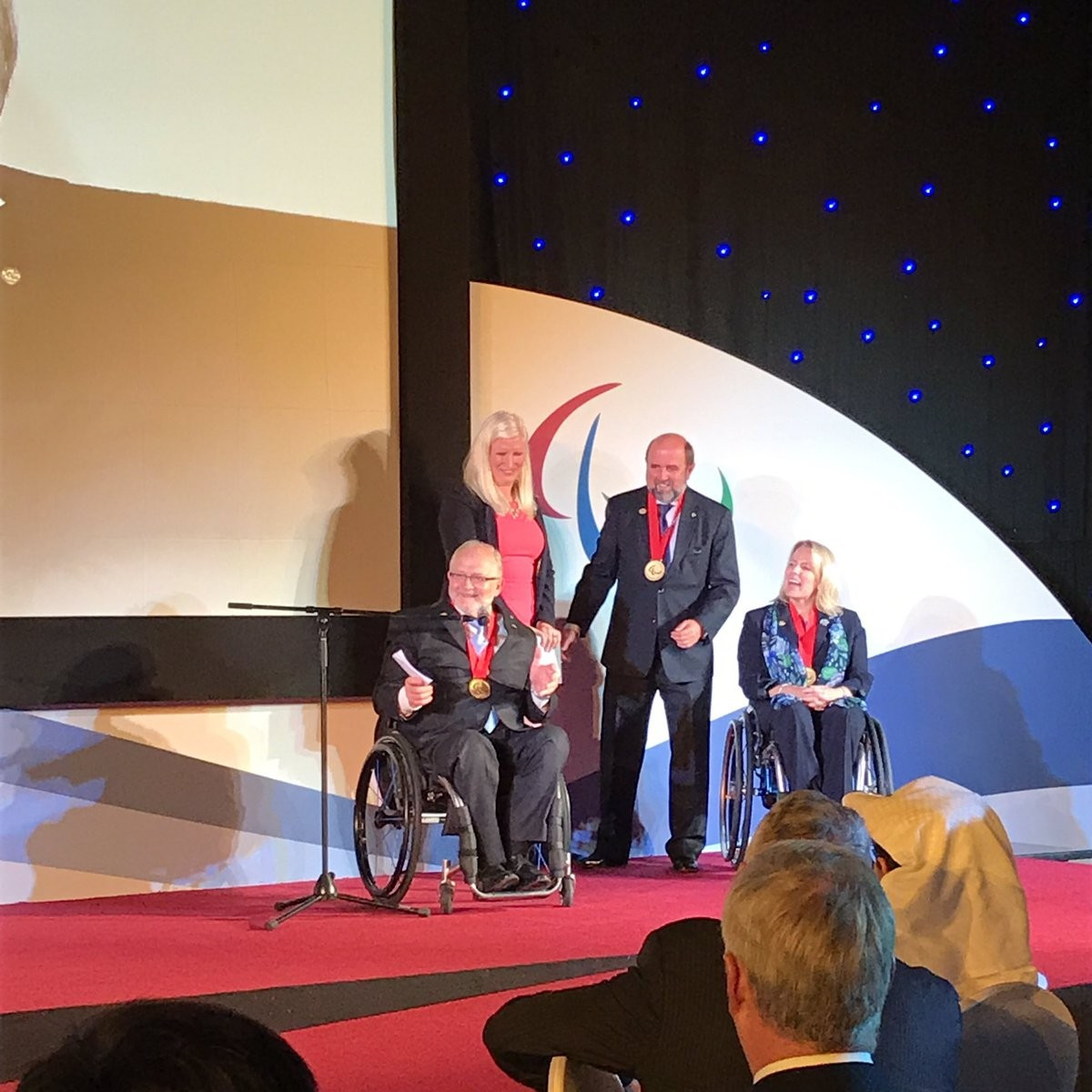 Outgoing IPC President Sir Philip Awarded Paralympic Order