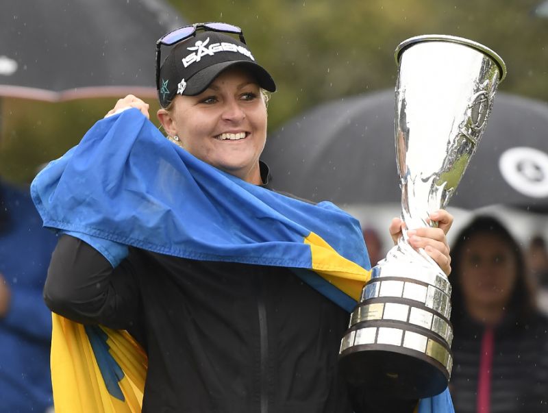 Nordqvist Reigns in the Rain after Dramatic Evian Championship Playoff