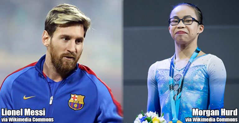 Messi, Hurd Named Academy October Athletes of the Month