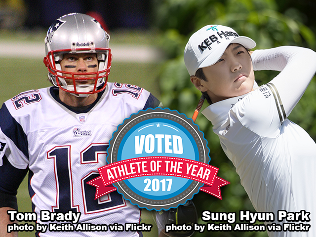 Brady, Park Named Academy’s 2017 Male and Female Athlete of the Year