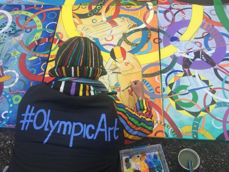 Academy Honoree Bradstock Featured in Historic Olympic Art Event