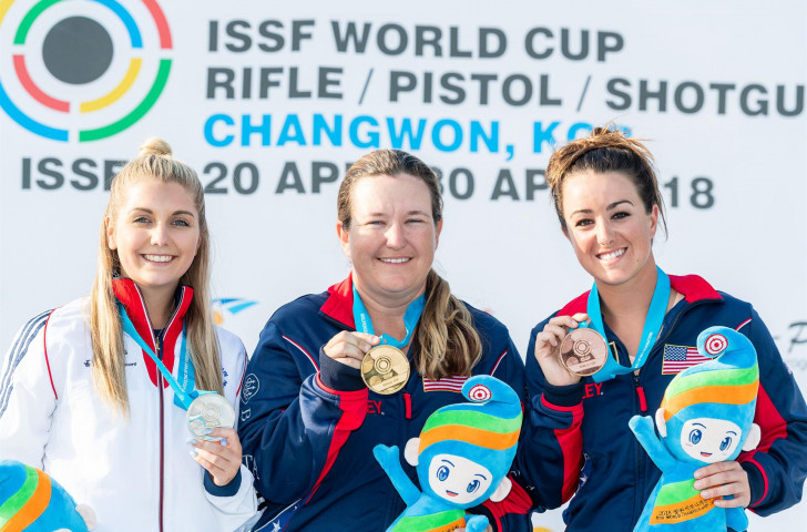 Rhode Breaks Own World Skeet Record at World Cup in Changwon