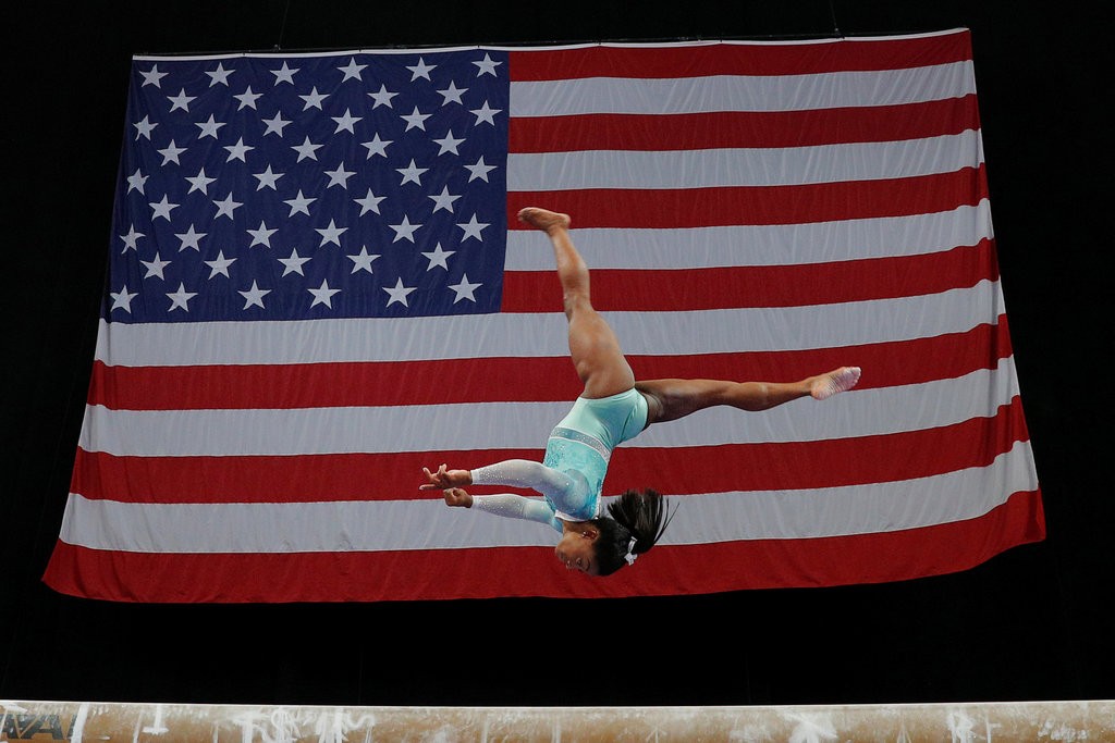 Armour: Biles Sweeps Titles at U.S. Gymnastics Championships