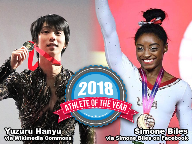 Hanyu, Biles Named United Academy’s 2018 Male and Female Athlete of the Year