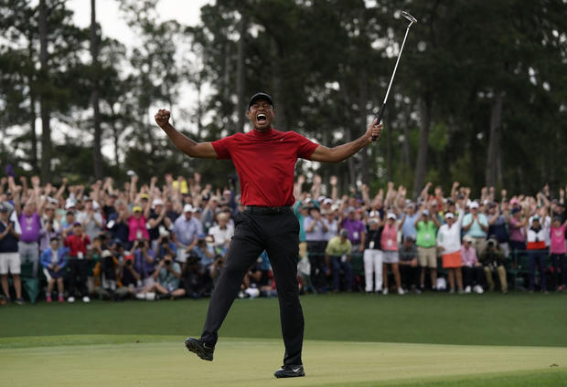 Tiger Records Remarkable Fifth Masters Title