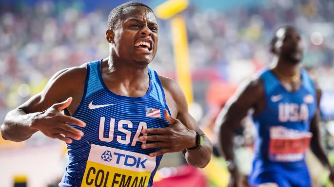 Coleman Takes World 100m Title