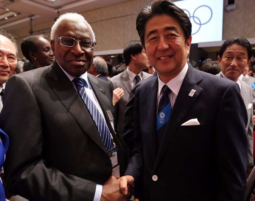 Japan’s Prime Minister vows to cooperate with Tokyo 2020 bribe investigation as Papa Diack denies wrongdoing