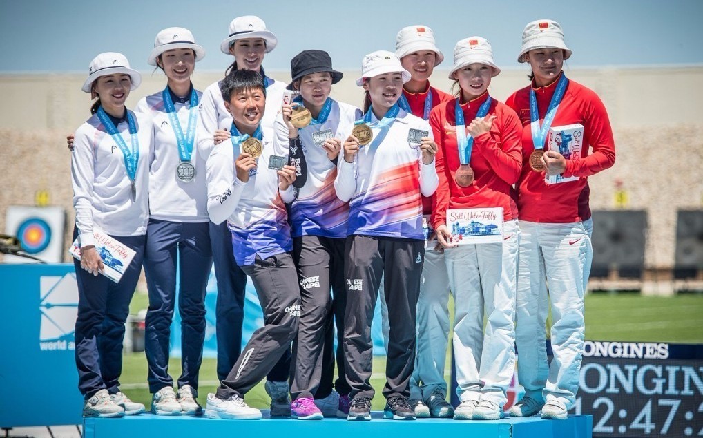 Chinese Taipei Wins Recurve Team Title at Archery World Cup