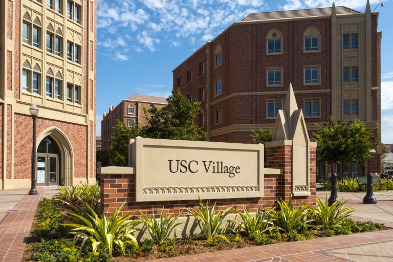 Site of LA 2028 Media Village Opens at USC