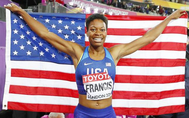 American Francis Wins IAAF World Championships Gold in 400 Meters