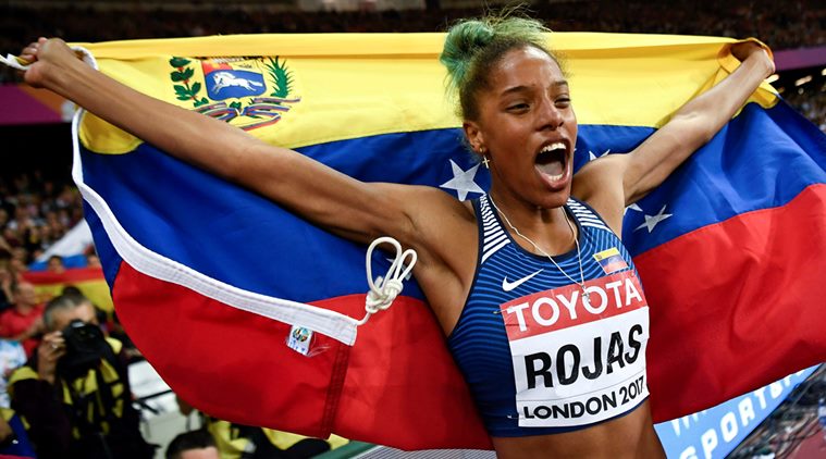 Rojas Topples Ibarguen to Earn Venezuela’s First Ever World Gold
