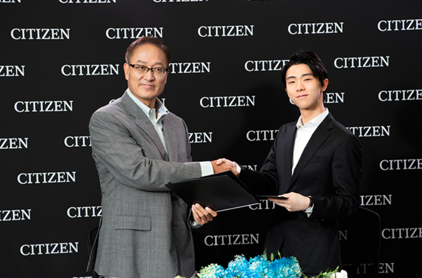 Double Olympic Champion Hanyu Pens Deal with Citizen Watches