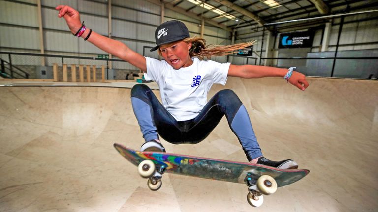 Sky is the Limit for 11-Year-Old Skateboarder Looking Beyond the Olympics