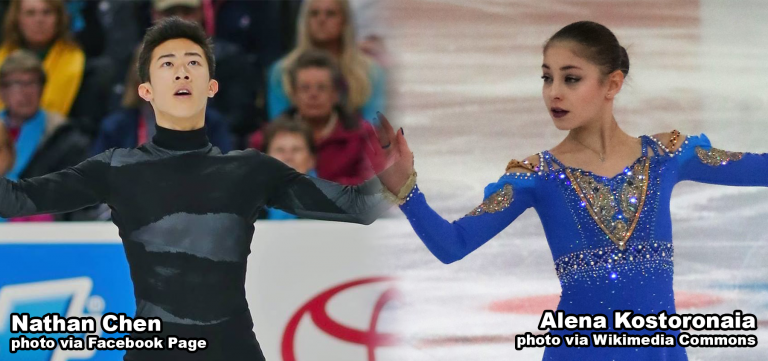 Chen, Kostornaia Named United States Sports Academy November Athletes of the Month
