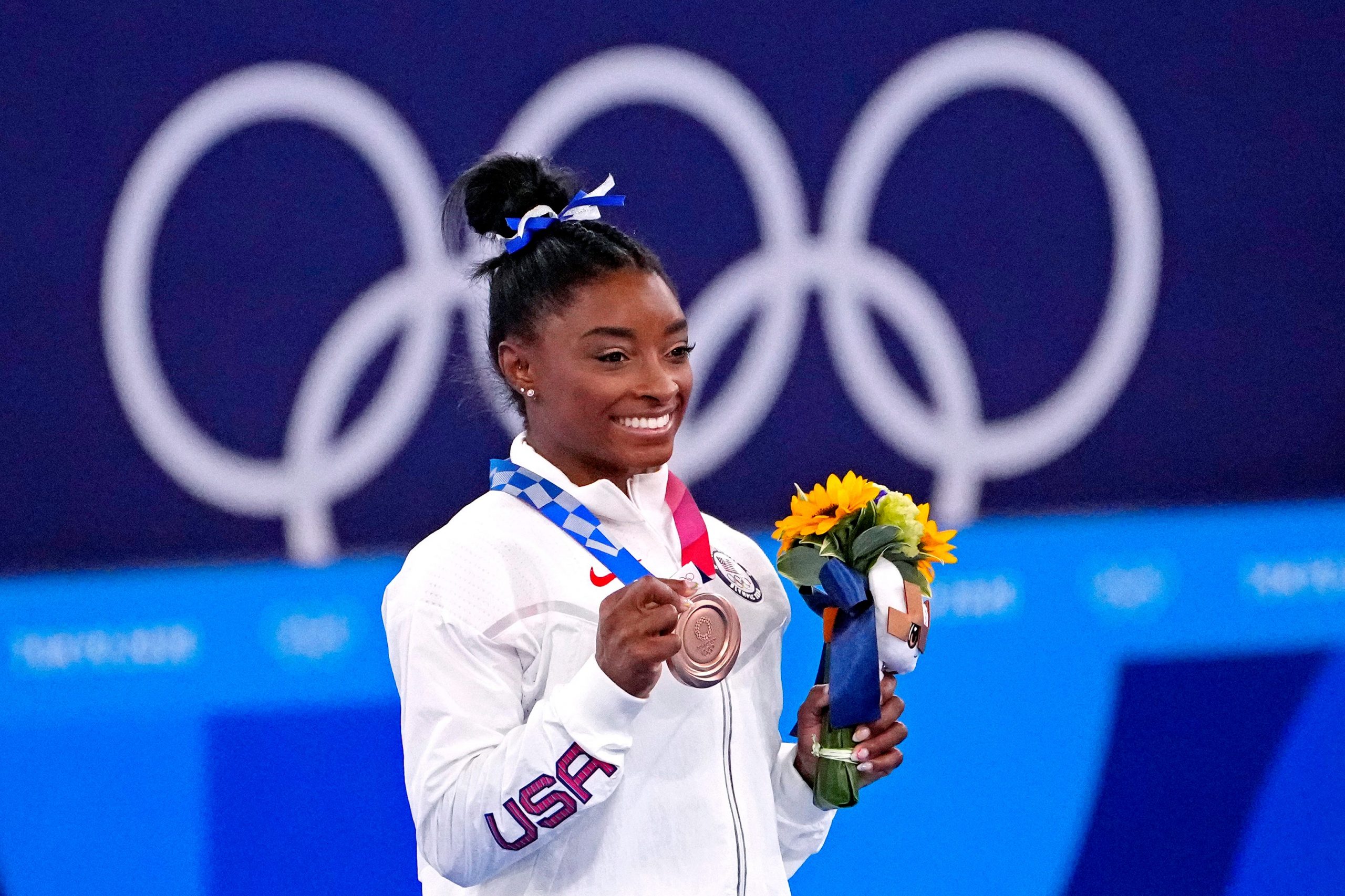Armour: Biles Wins Balance Beam Bronze in Return to Action at Tokyo Olympics